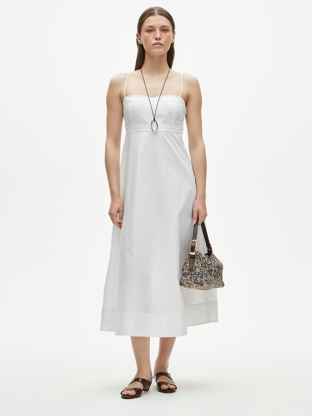 NWT J. Crew Empire-Waist Dress in Cotton Poplin Size 16